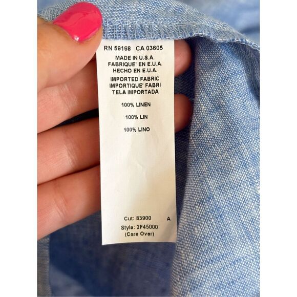 Fifteen twenty Juliette linen dress size small - Picture 6 of 10